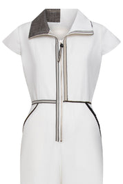 ENTERIZO CREMALLERA RANDA NÁCAR