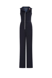 ENTERIZO CUELLO Y SOLAPA MARINERO AZUL