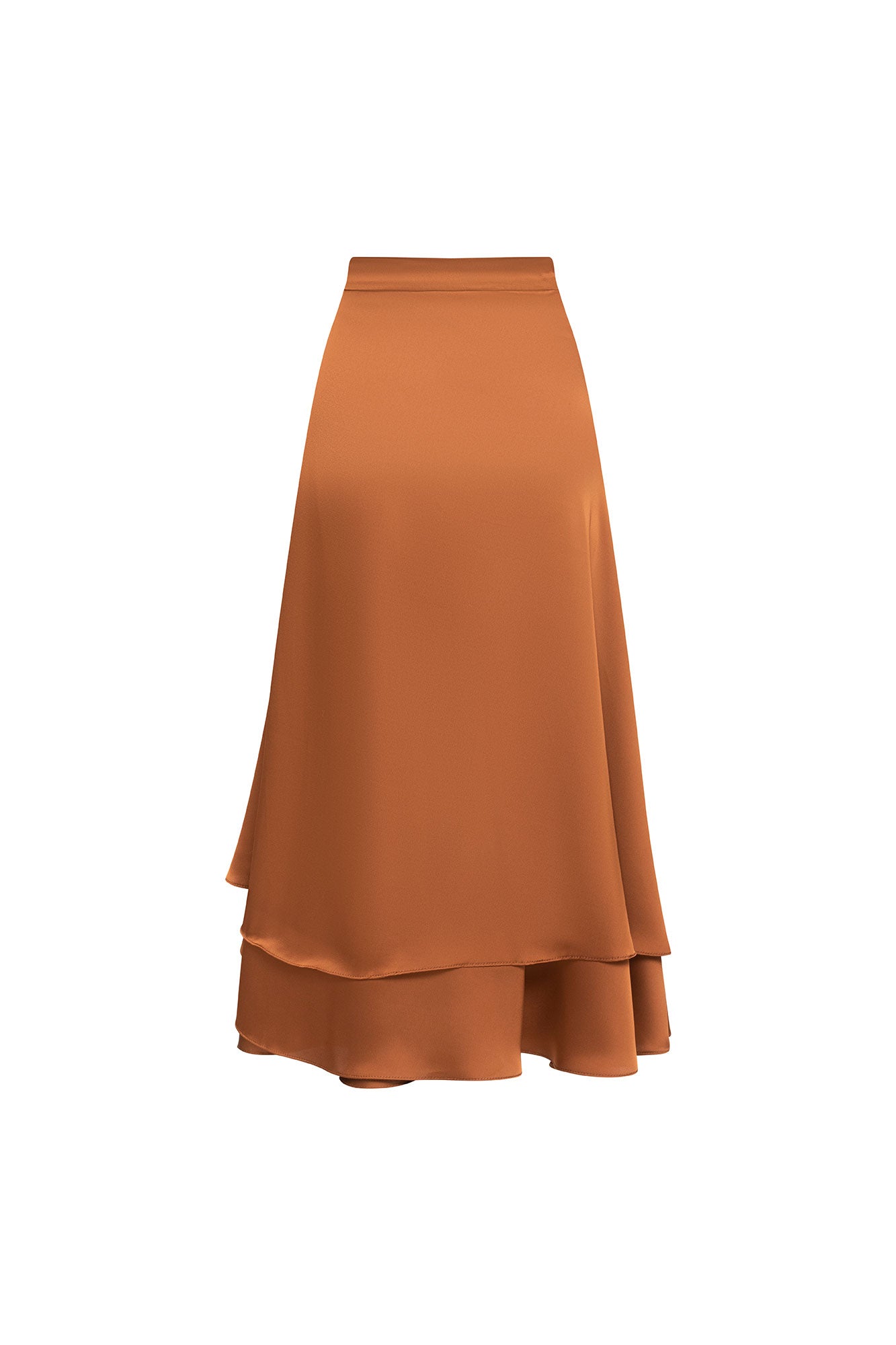 Falda Capas Amarrar Caramelo