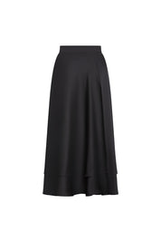 FALDA CAPAS AMARRAR NEGRO