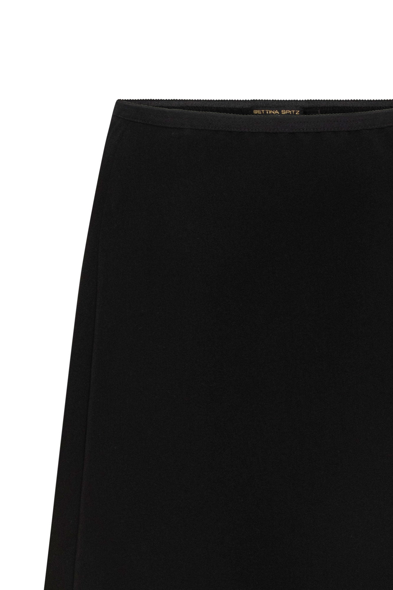 Detalle de la cintura de la Falda Cinta Puntas Negro