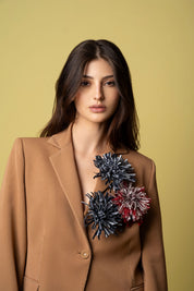 Prendedor Pompom Rojo