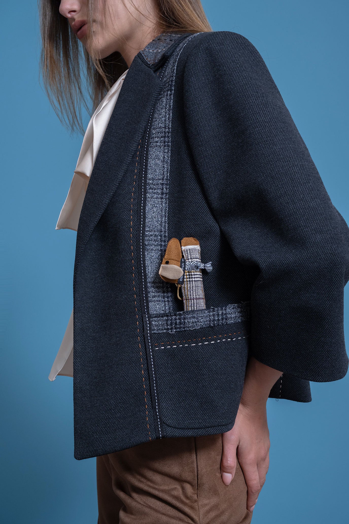 CHAQUETA EMILY TOMBOY GRIS
