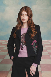 CHAQUETA TAPA BARROCO NEGRO