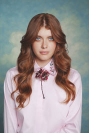 PRENDEDOR FLOR DUO LENTEJUELA ROSADO