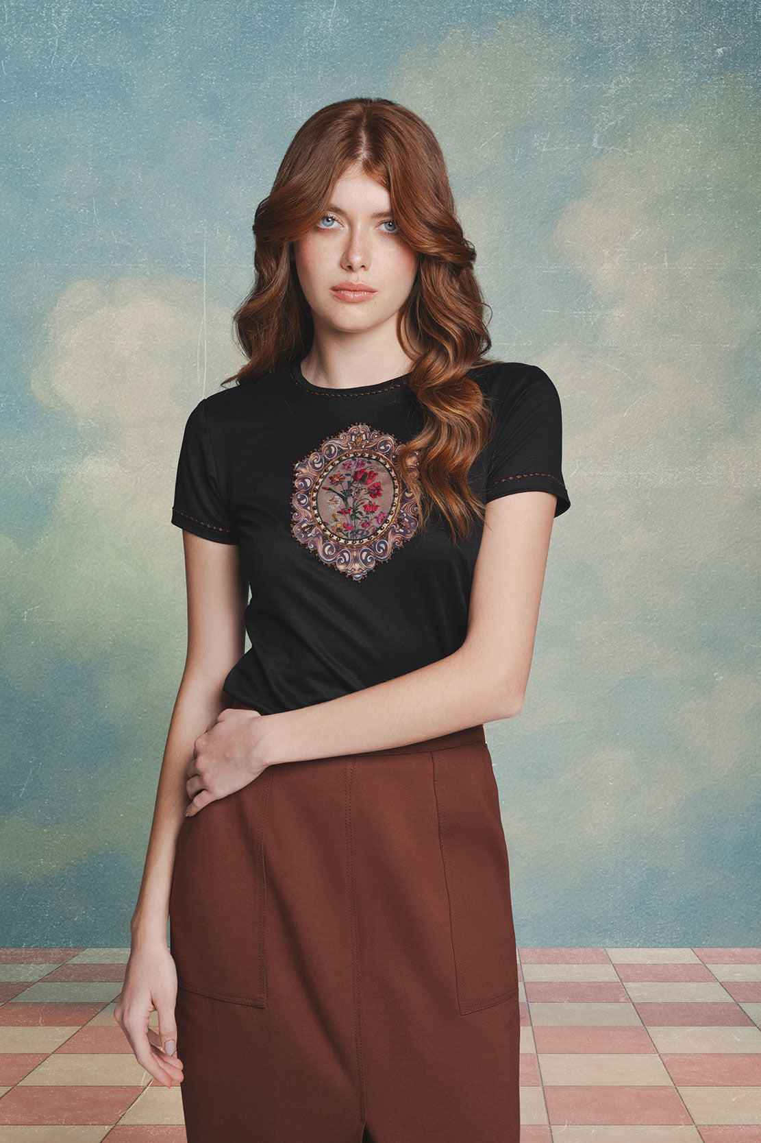 T-SHIRT BARROCO NEGRO