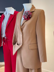 Prendedor Pompom Rojo