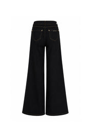 Jean Ancho Basic Randa Negro
