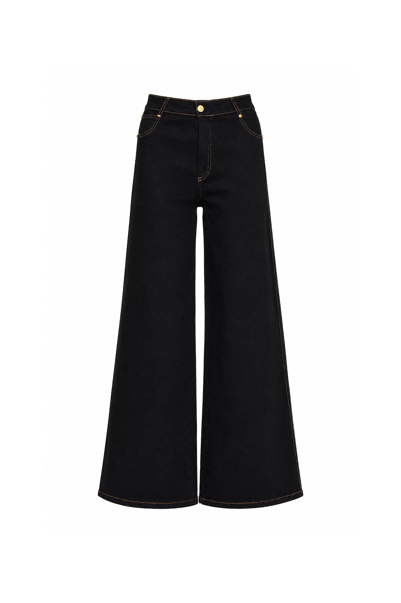 Jean Ancho Basic Randa Negro