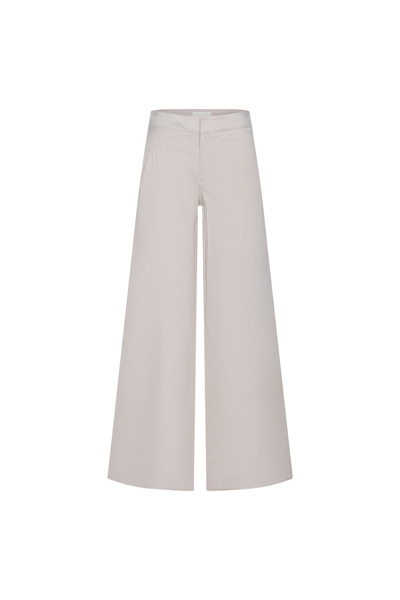 Pantalón dril arena bota ancha estilo denim - Bettina Spitz
