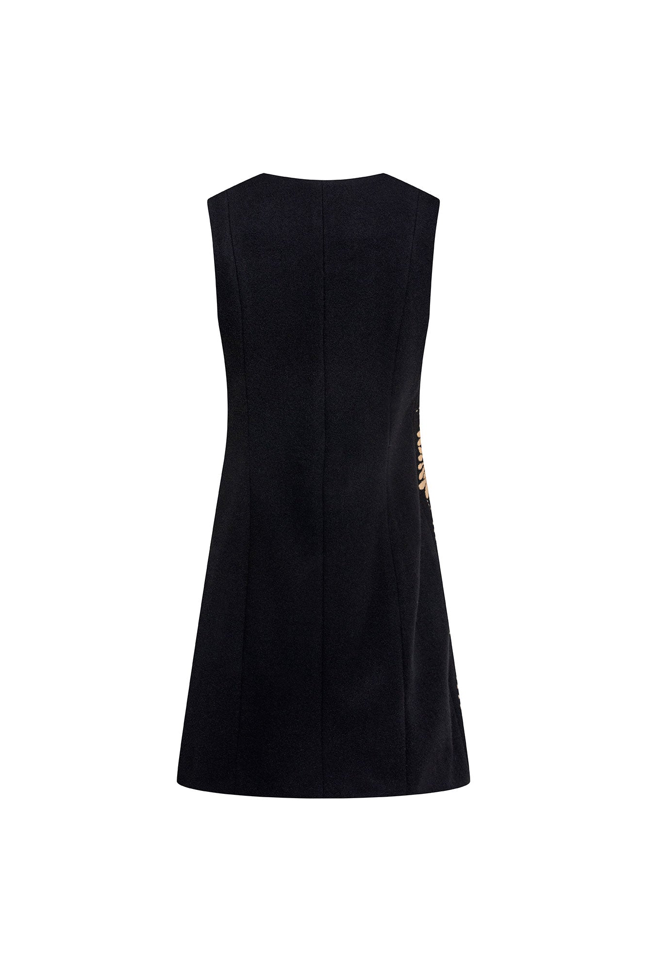Jumper Flor Maxi Negro