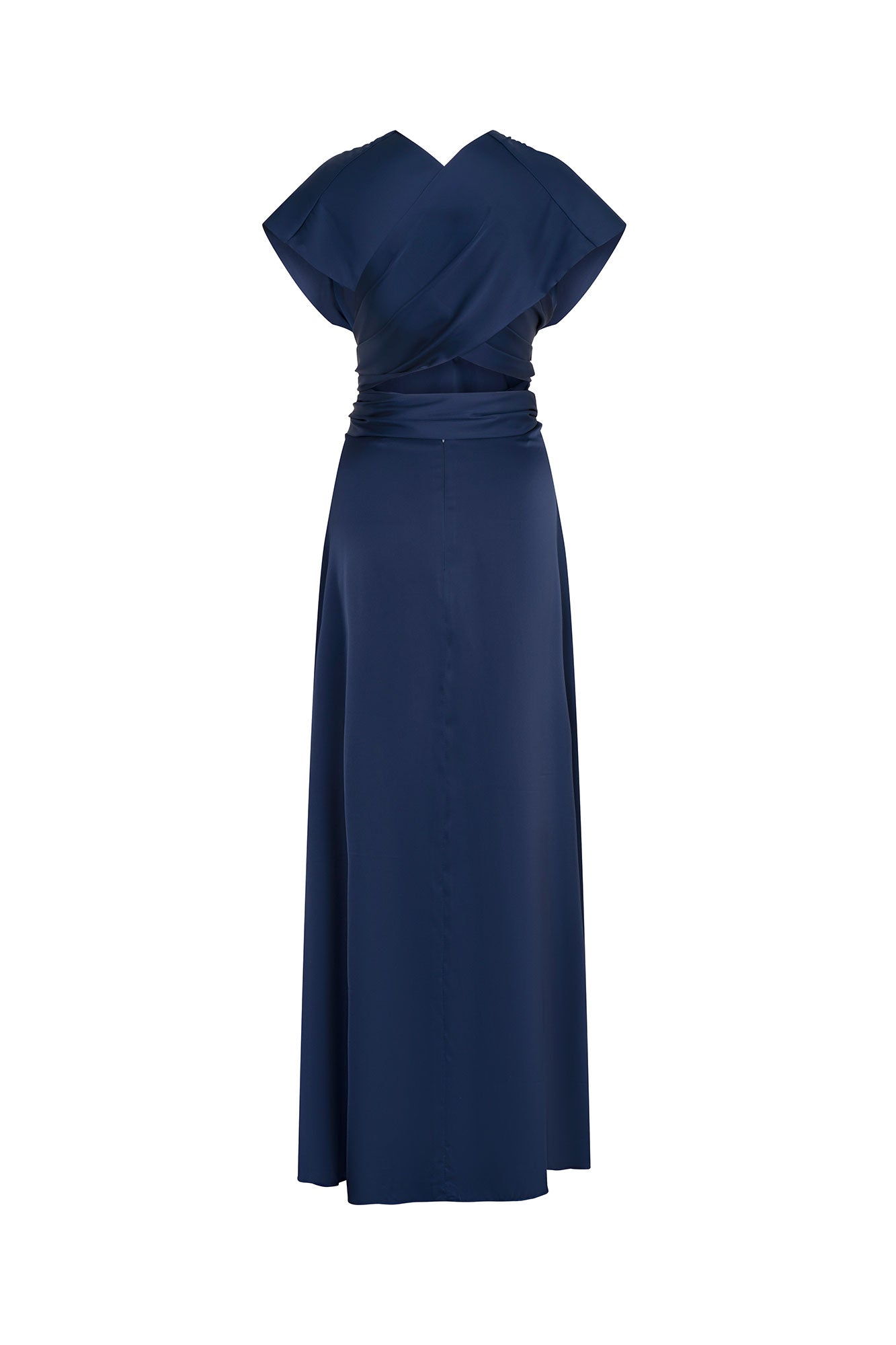 MAXI VESTIDO AMARRES NAVY