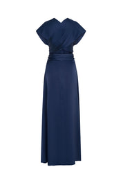 MAXI VESTIDO AMARRES NAVY