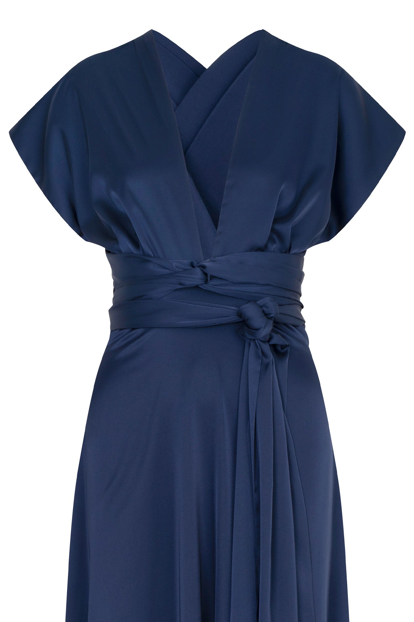 MAXI VESTIDO AMARRES NAVY