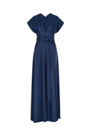 MAXI VESTIDO AMARRES NAVY