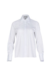 CAMISA SOL ORQUÍDEA BORDADA MANCORNA BLANCO