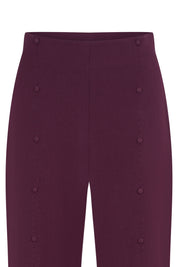 PANTALON ALTO BOTÓN PESPUNTE TIRA VINO