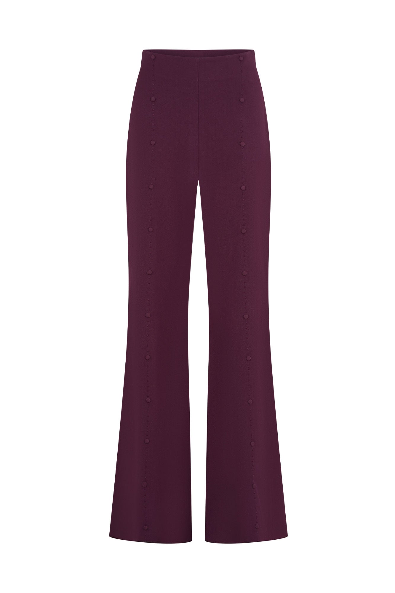 PANTALON ALTO BOTÓN PESPUNTE TIRA VINO