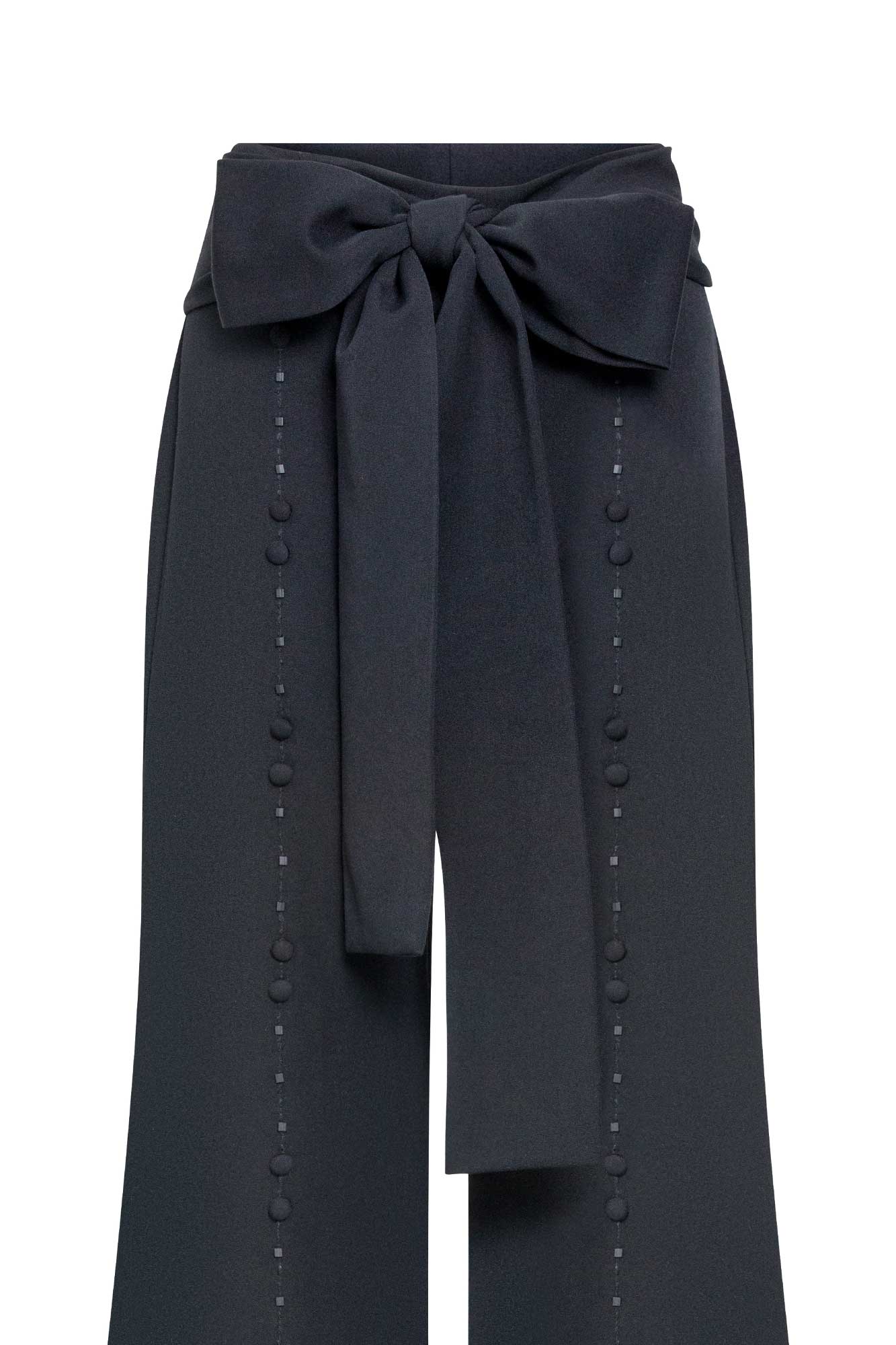 PANTALÓN ALTO BOTON TILA NEGRO