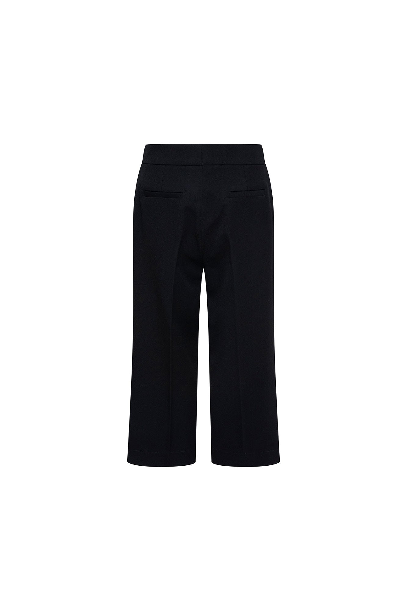 Pantalón Capri Abertura Negro – vista trasera