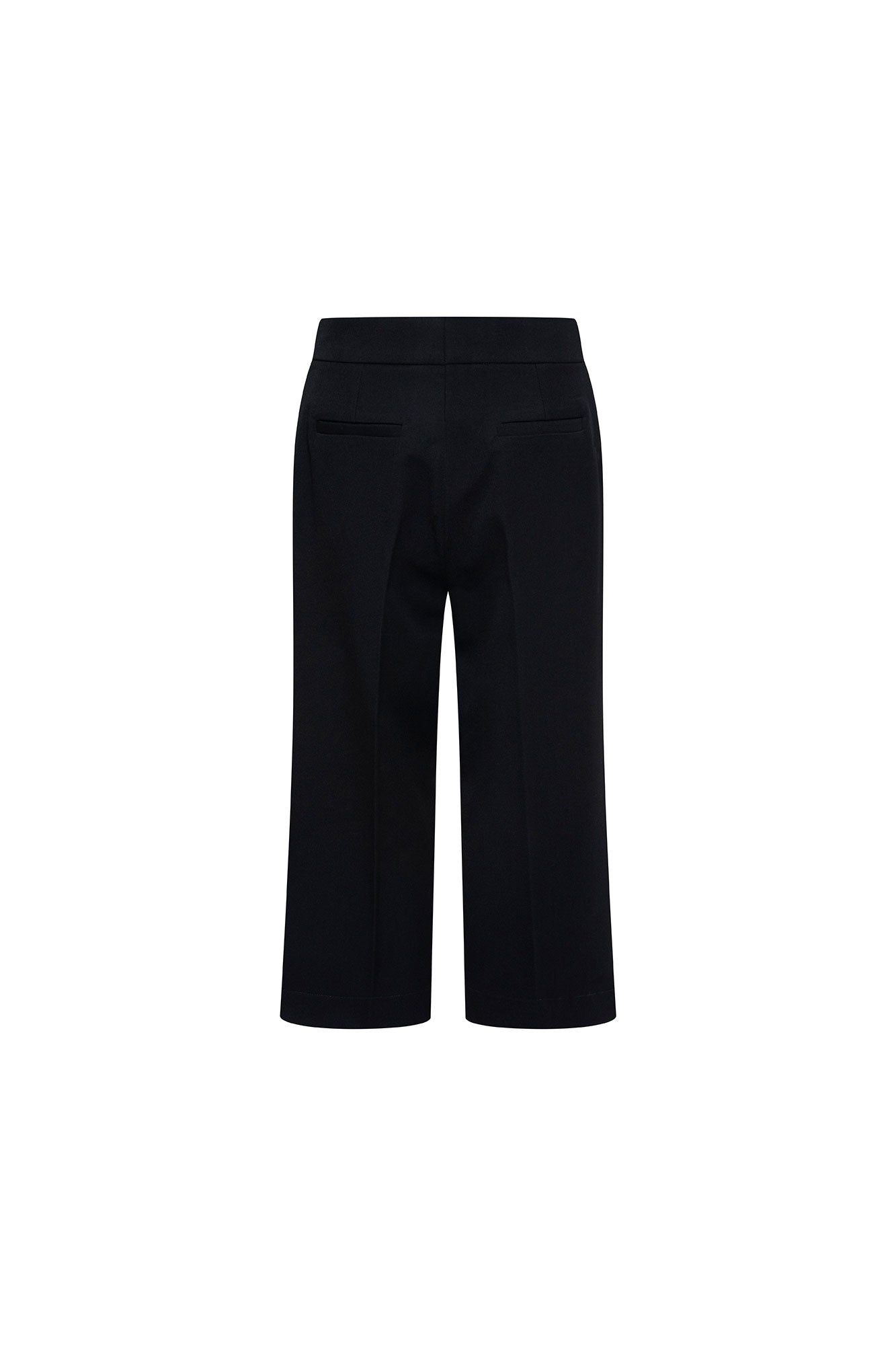 Pantalón Capri Abertura Negro – vista trasera