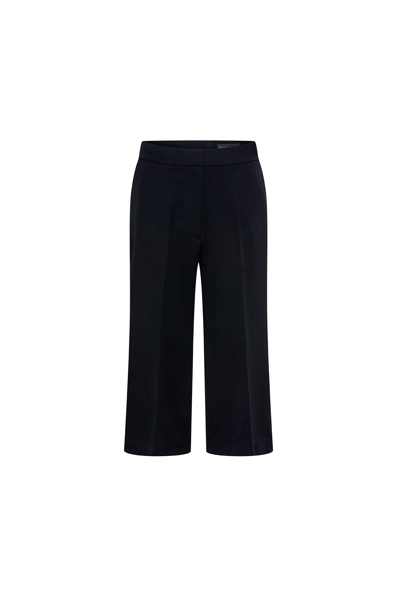 Pantalón Capri Abertura Negro – vista frontal