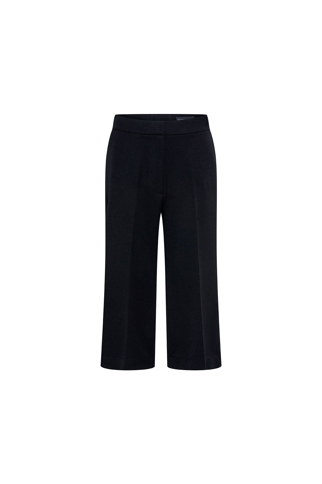 Pantalón Capri Abertura Negro – vista frontal