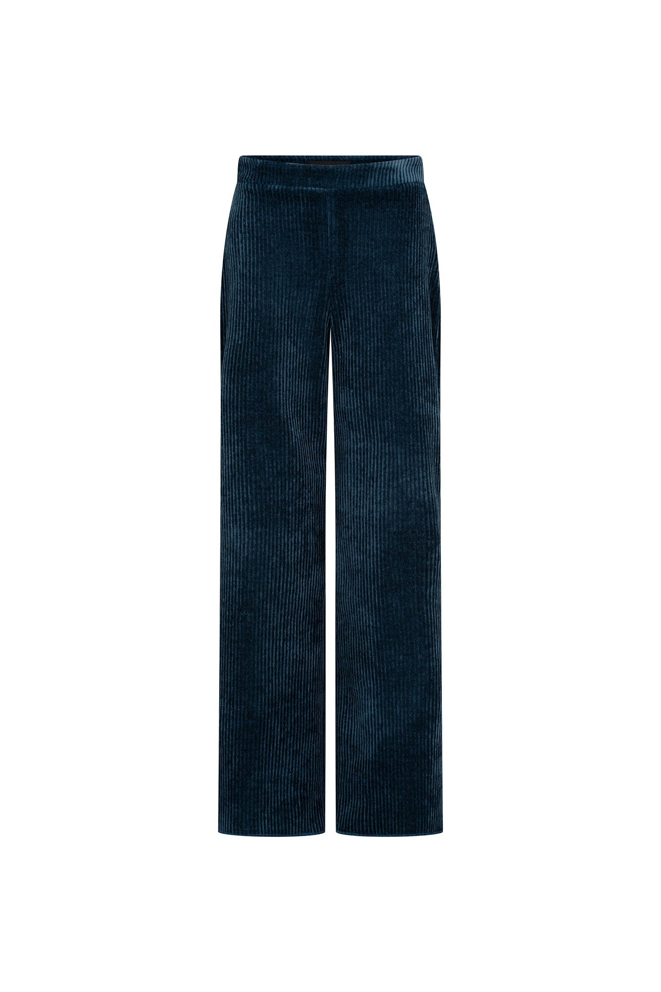 PANTALÓN FLORA PANA AZUL PETROLEO