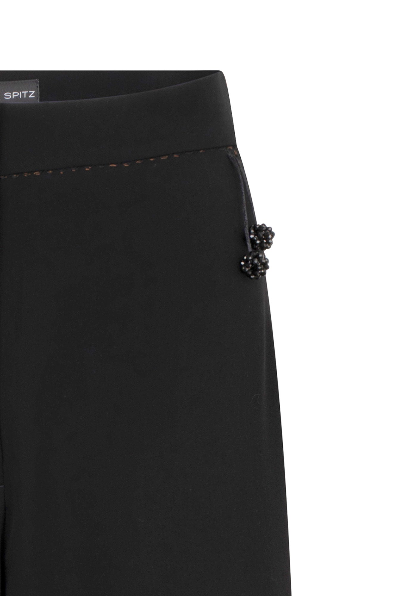 PANTALÓN GABY CAMPANA JARDÍN NEGRO