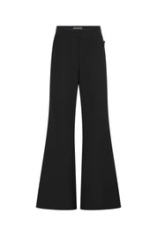 PANTALÓN GABY CAMPANA JARDÍN NEGRO