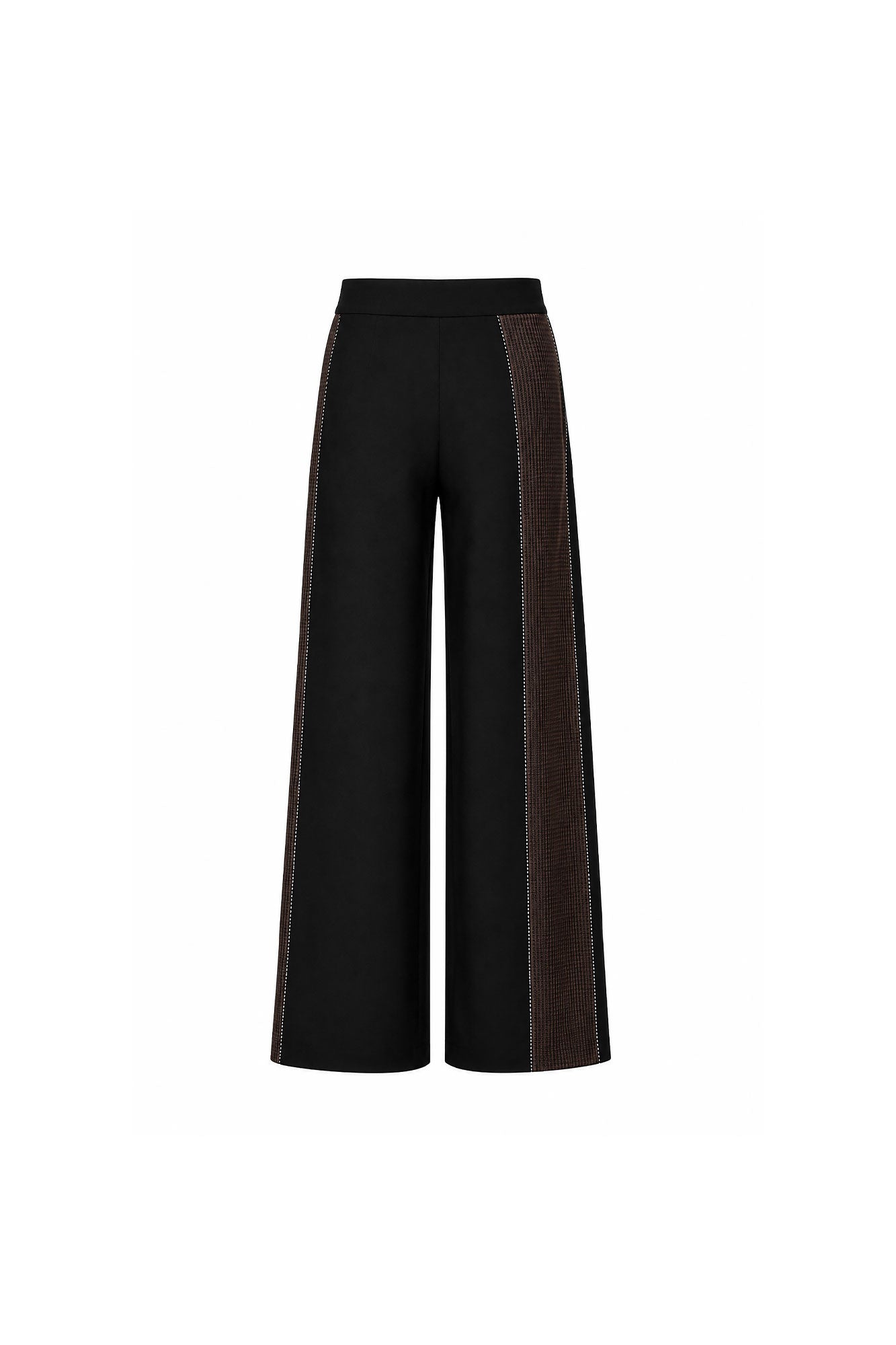 Pantalón Gaby Recto Cuadro PP Negro