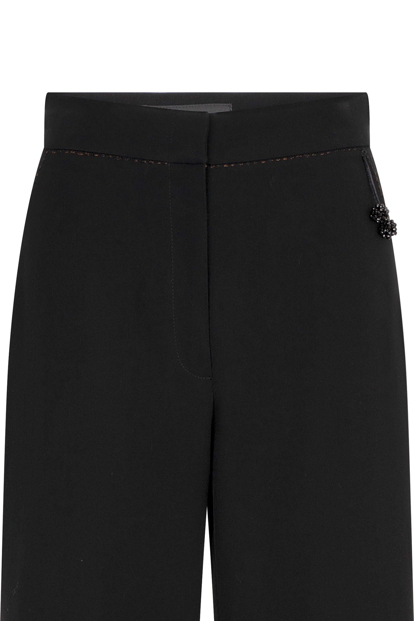 PANTALÓN GABY RECTO JARDÍN NEGRO