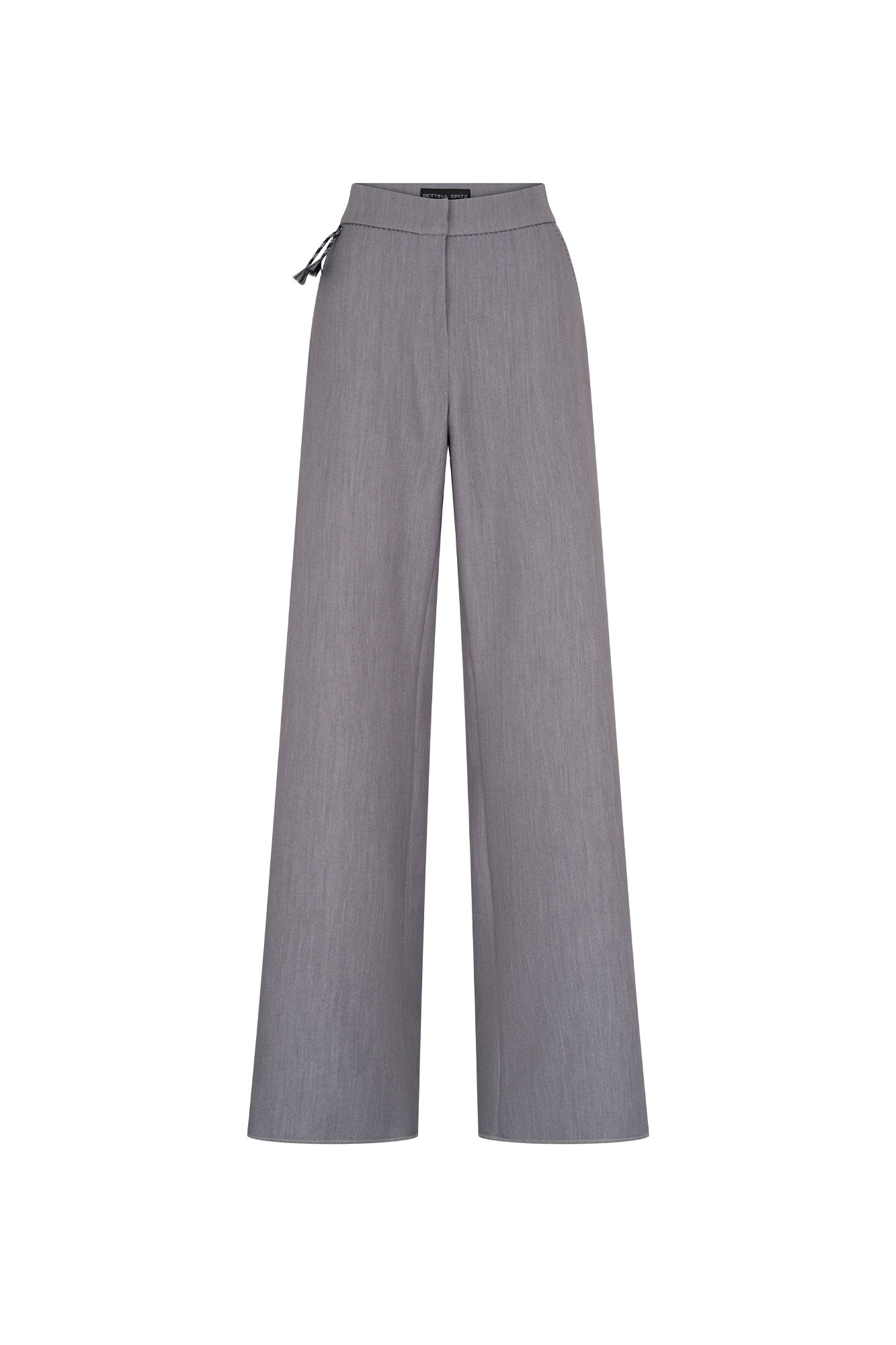 PANTALÓN GABY RECTO PESPUNTE GRIS CLARO