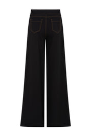 PANTALON JEAN ANCHO 40 NEGRO