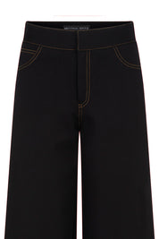 PANTALON JEAN ANCHO 40 NEGRO