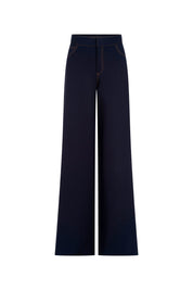 PANTALON JEAN ANCHO 40 AZUL
