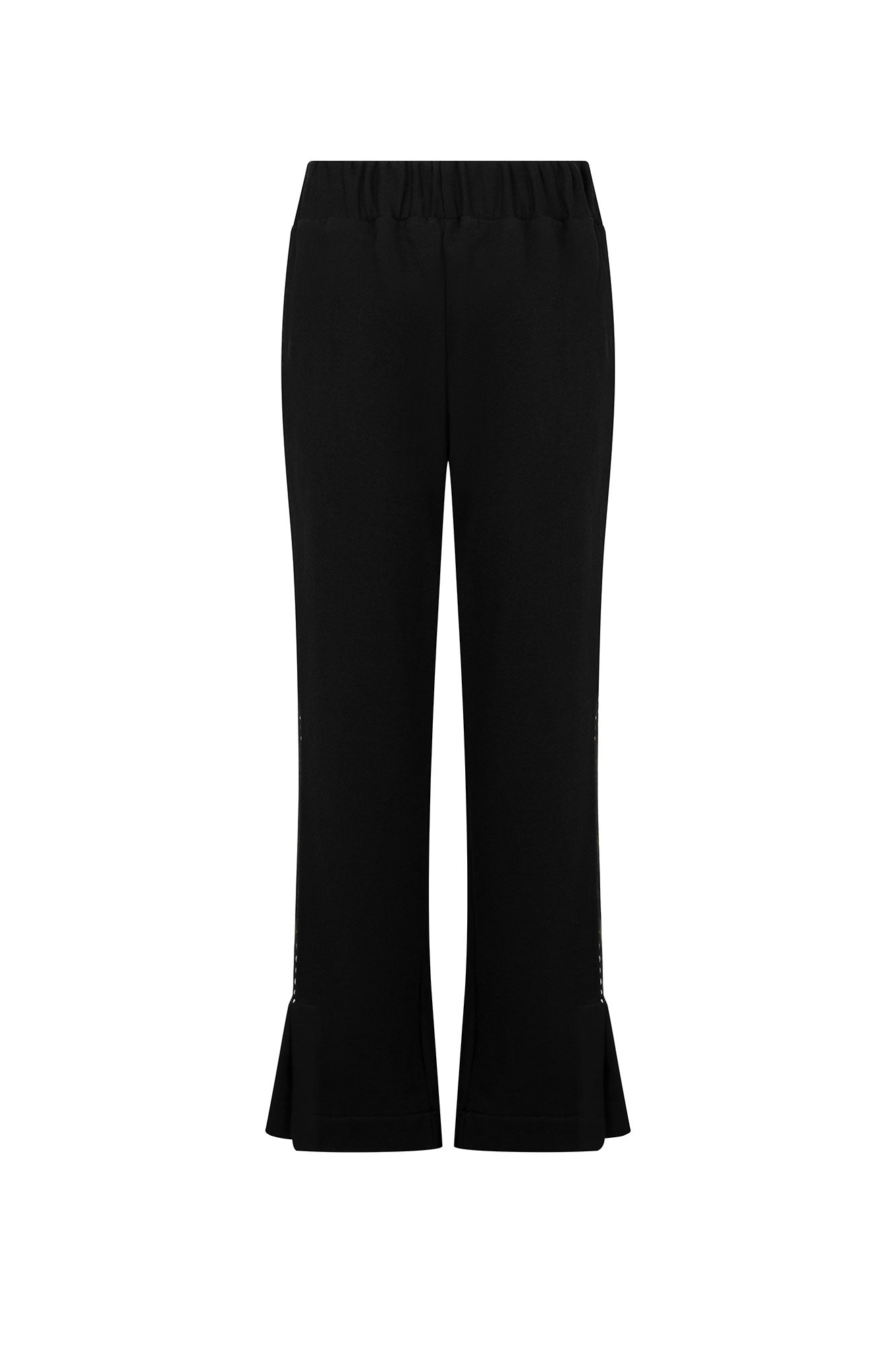 PANTALÓN JOGGING CINTA PESPUNTE NEGRO