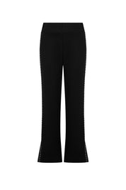 PANTALÓN JOGGING CINTA PESPUNTE NEGRO