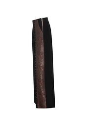PANTALÓN MILO ANCHO TRES TELAS NEGRO