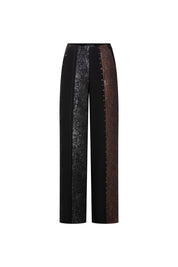 PANTALÓN MILO ANCHO TRES TELAS NEGRO