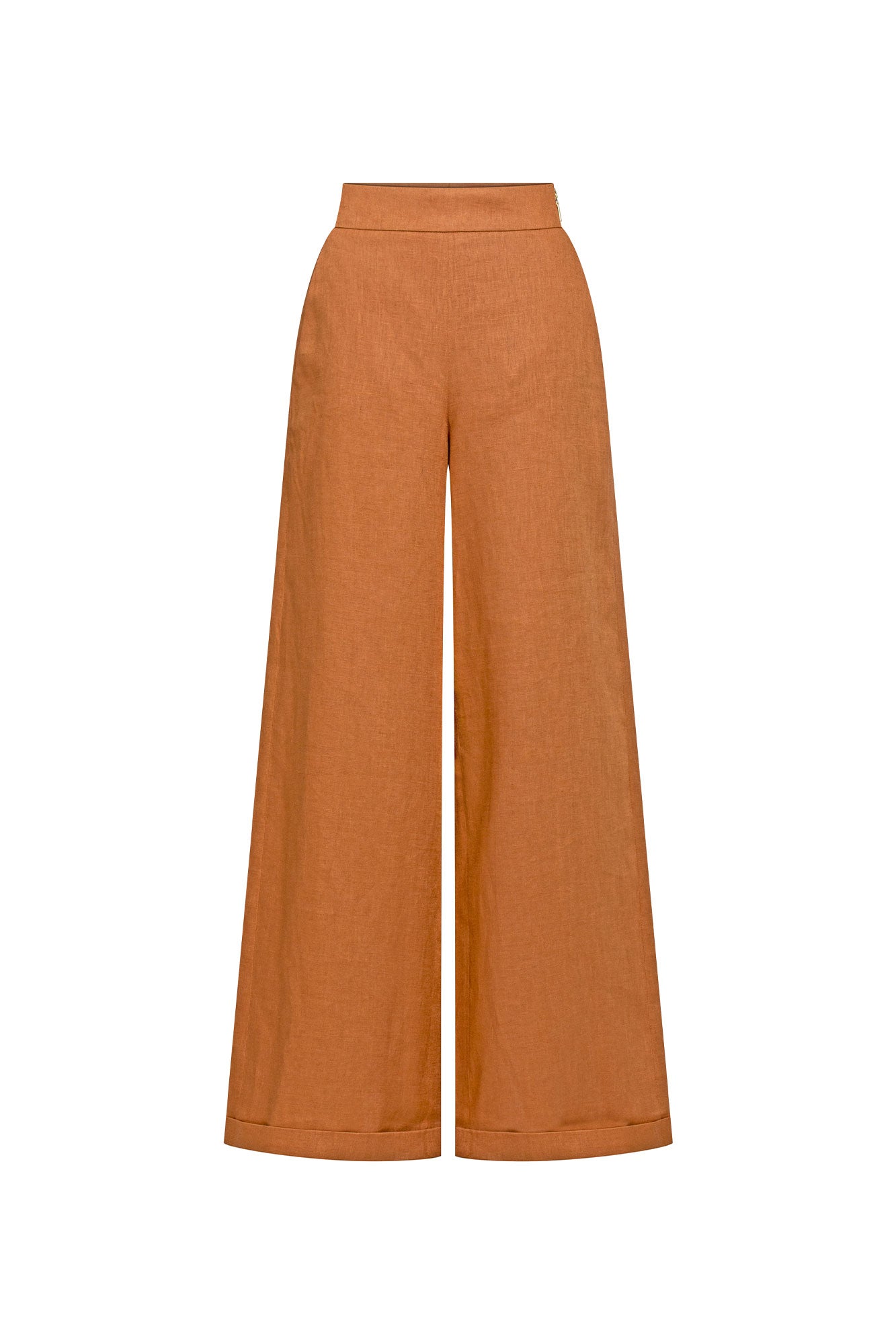 Pantalón Milo Lino Largo Caramelo