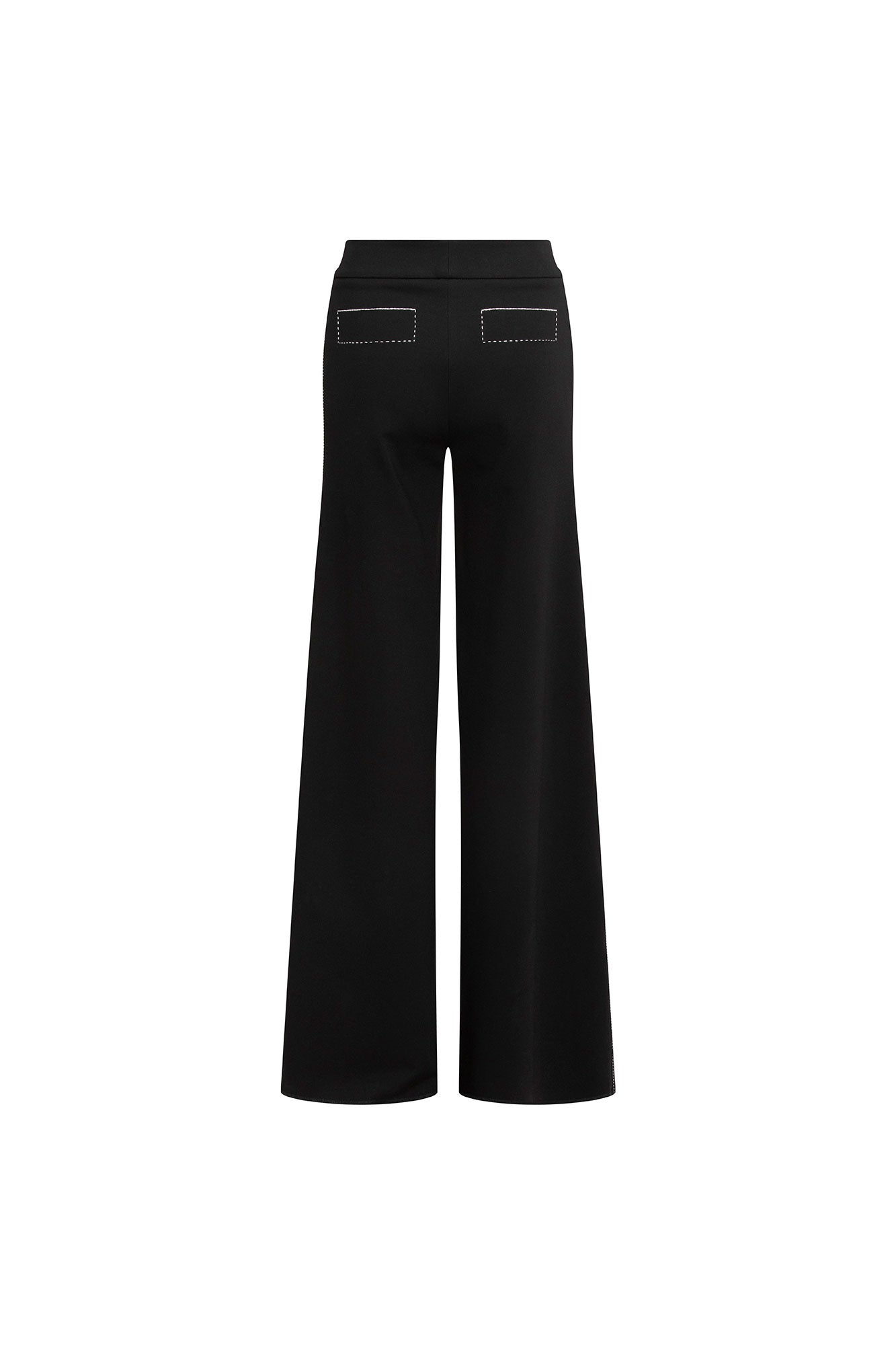 Pantalón Patch Ancho Cartoon Negro