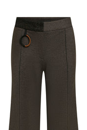 PANTALÓN PATCH ANCHO RANDA ARO CAFÉ