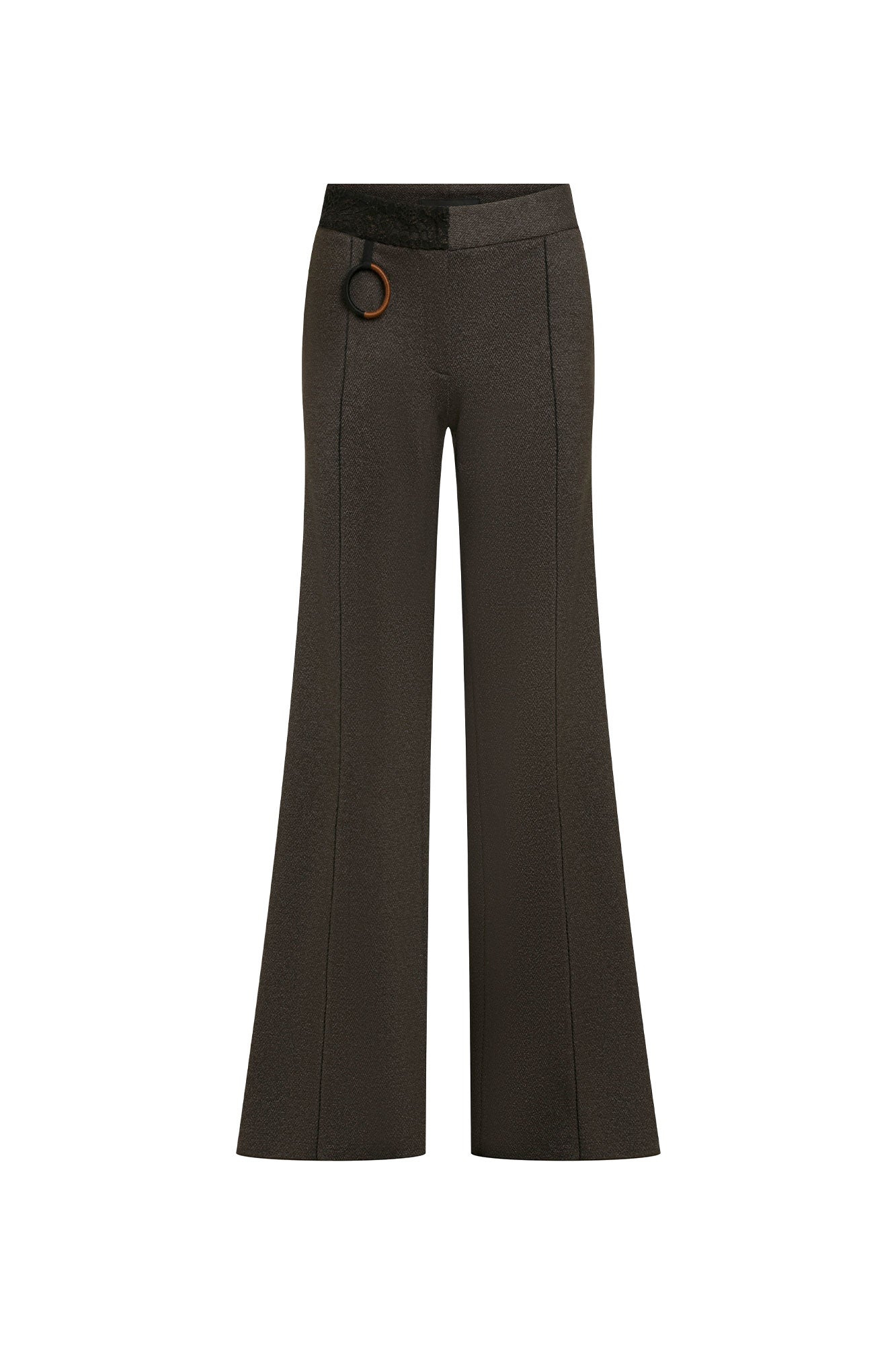 PANTALÓN PATCH ANCHO RANDA ARO CAFÉ