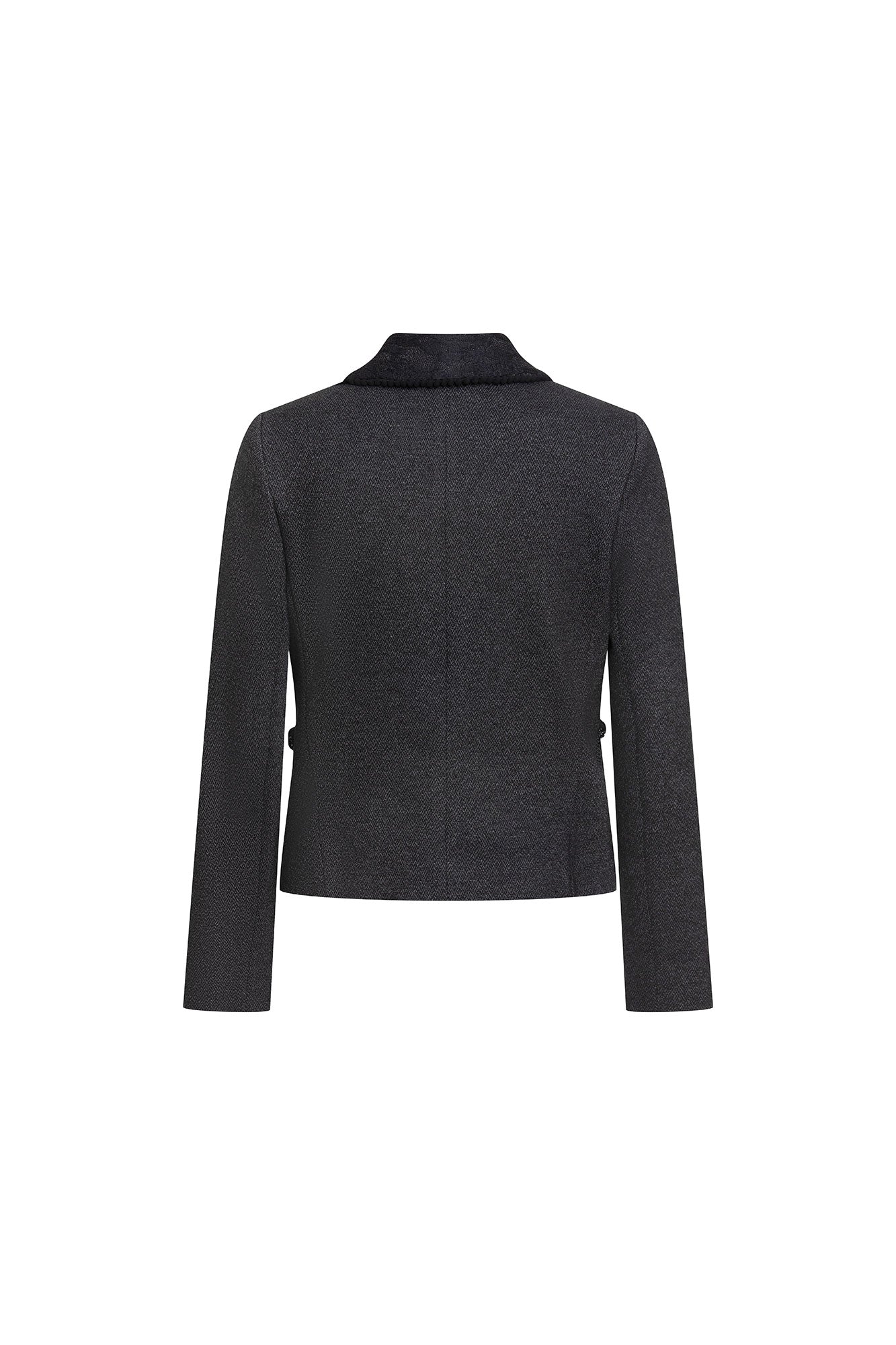 CHAQUETA EMILY ML RANDA FLORES NEGRO