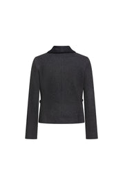 CHAQUETA EMILY ML RANDA FLORES NEGRO