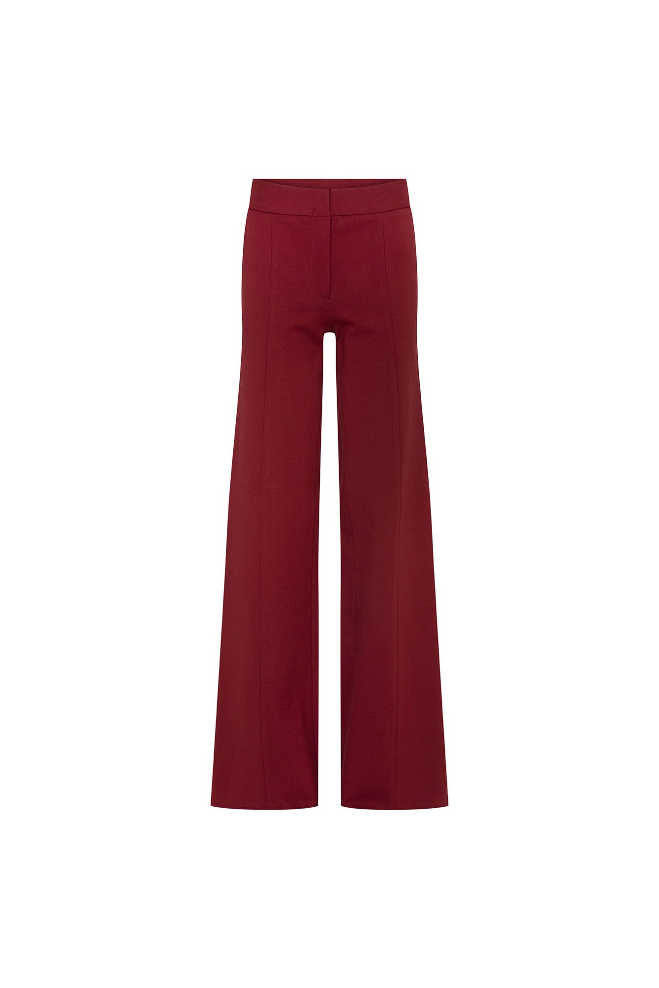 Pantalón Patch Ancho Vino, vista frontal