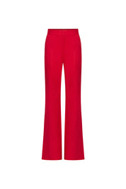 Pantalón Patch rojo campana pespuntes PP - Bettina Spitz

