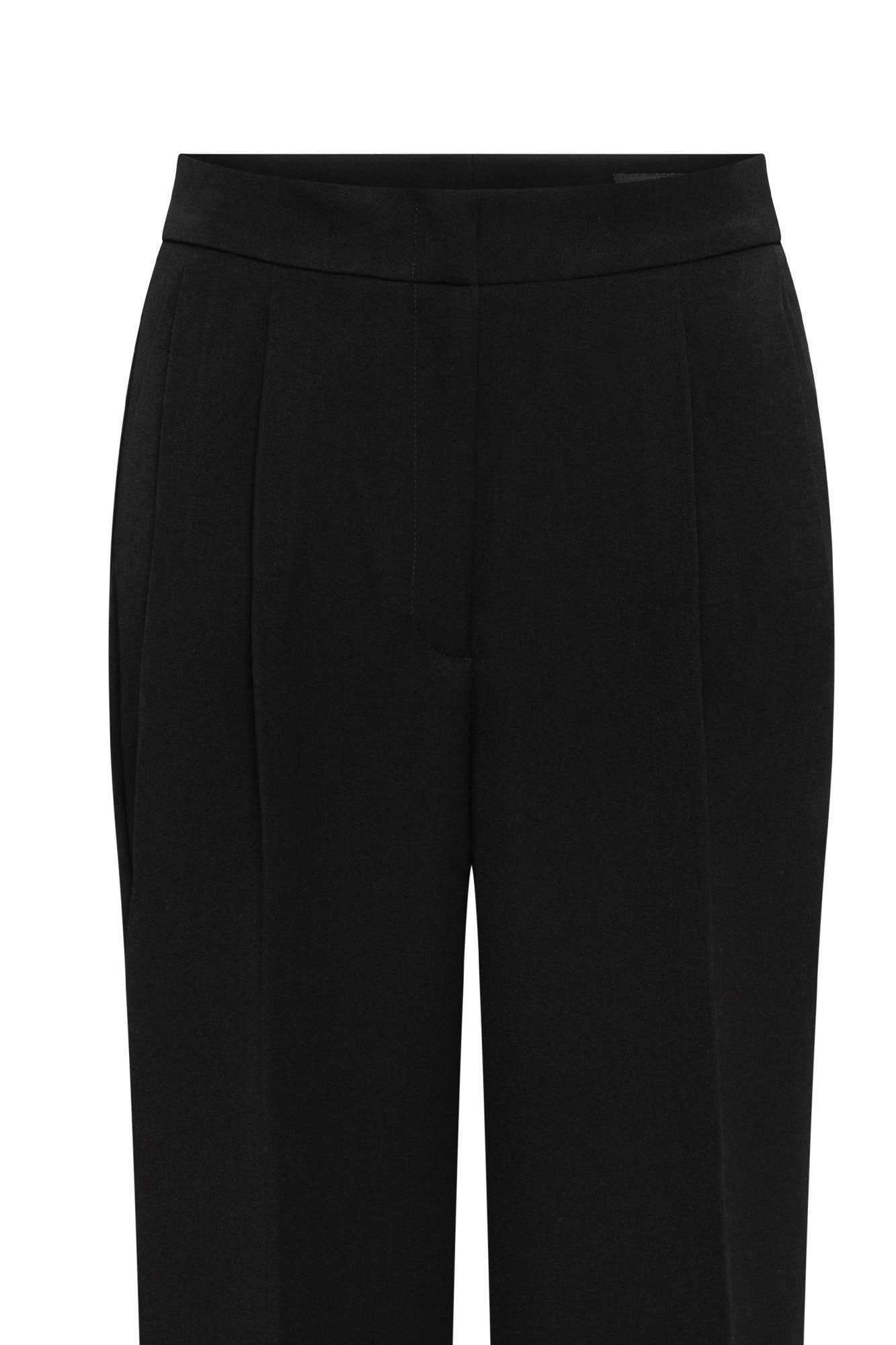 Pantalón Pliegues Negro