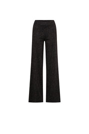 Pantalón Recto Leopardo Chocolate, vista frontal